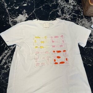 Givenchy Kids White Tee with Vibrant Design